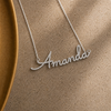 Colar de Nome com Moissanite